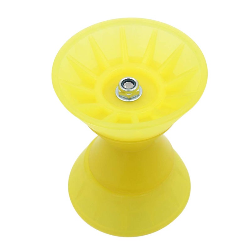 UANOFCN Ultimate 4" X 7" Overall Width Boat Trailer Roller Bow Stop Polyurethane 1/2" Mounting Hole - Image 3